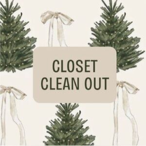 Closet clean out time